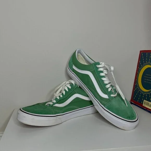Teal Platform Vans Sneakers - Picture 3 of 4